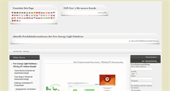Desktop Screenshot of new-energy-light-solutions.com